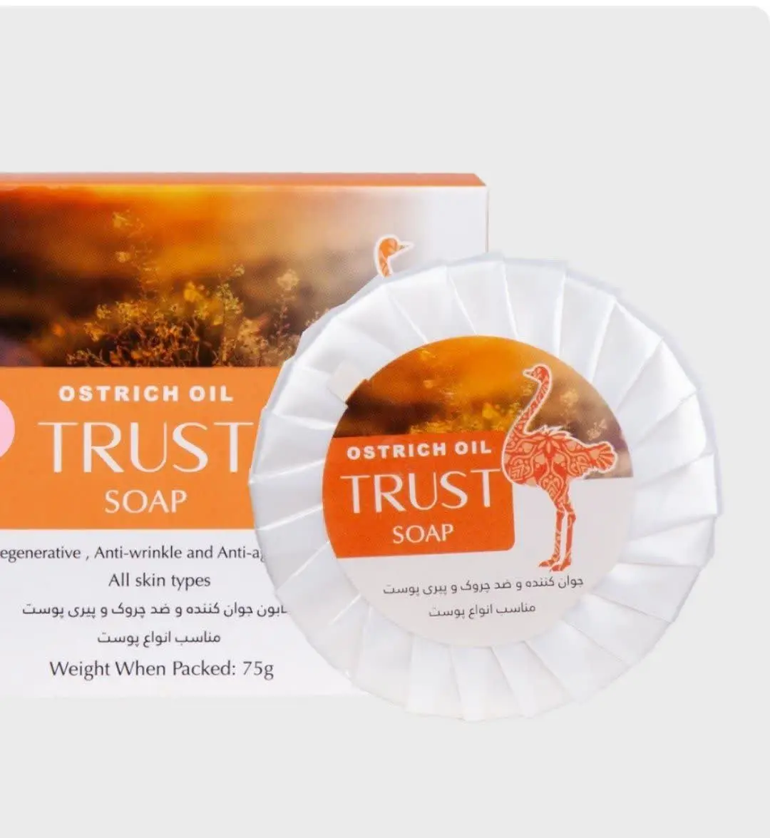 صابون عصاره شتر مرغ تراست
