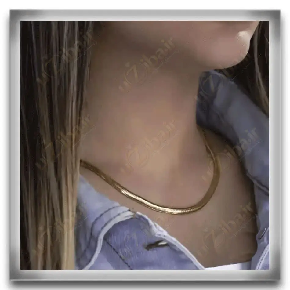 ⚪زنجیر امگا استیل زنانه و مردانه
