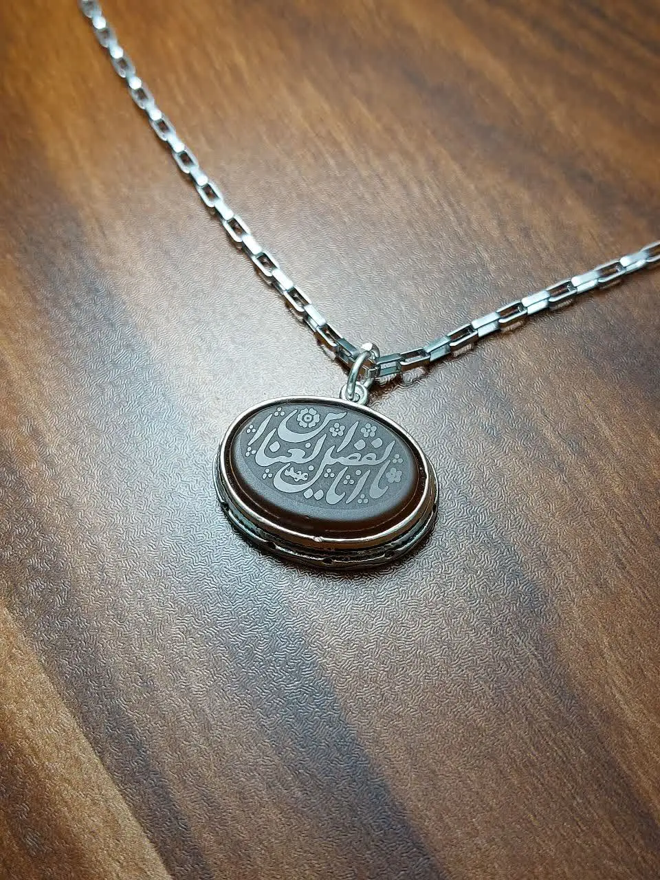 #گردنی #هیئتی عقیق قهوه‌ای یا ابالفضل العباس
