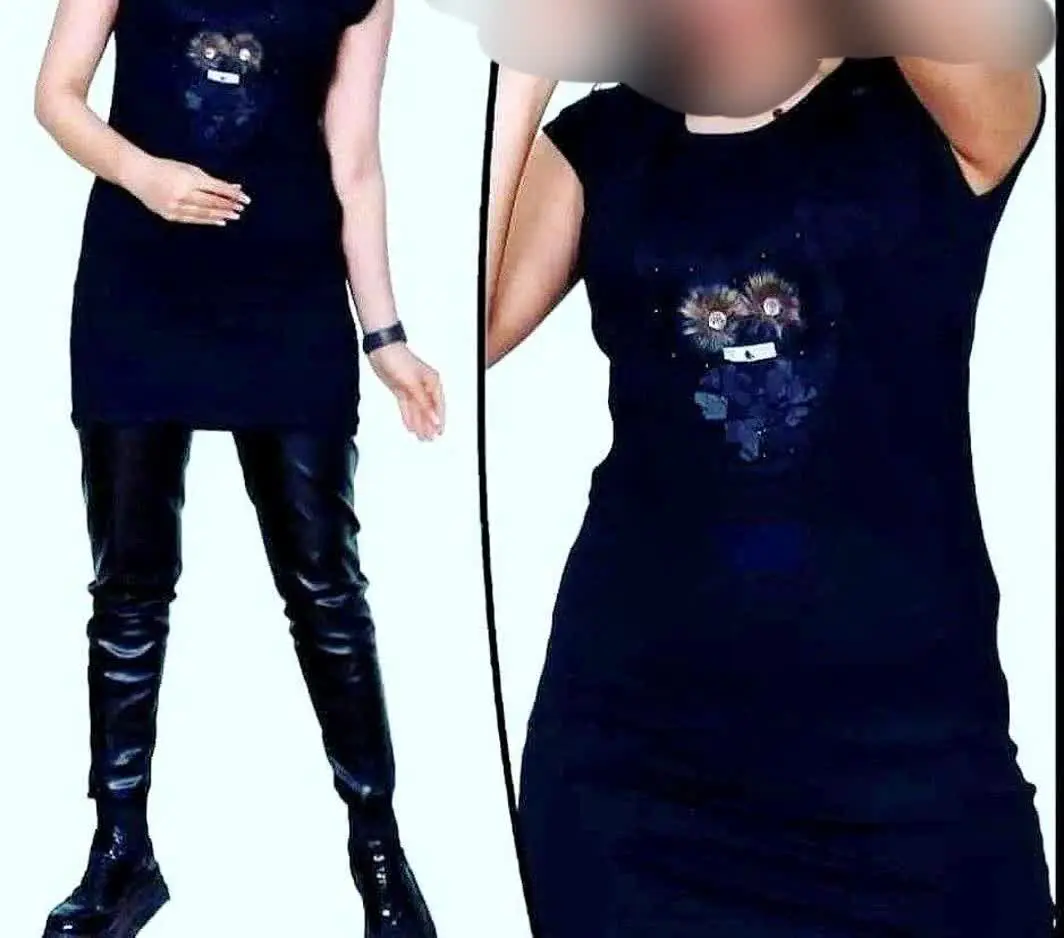 🟥 زیرسارفون ریون تمام کش استیکر جغد
