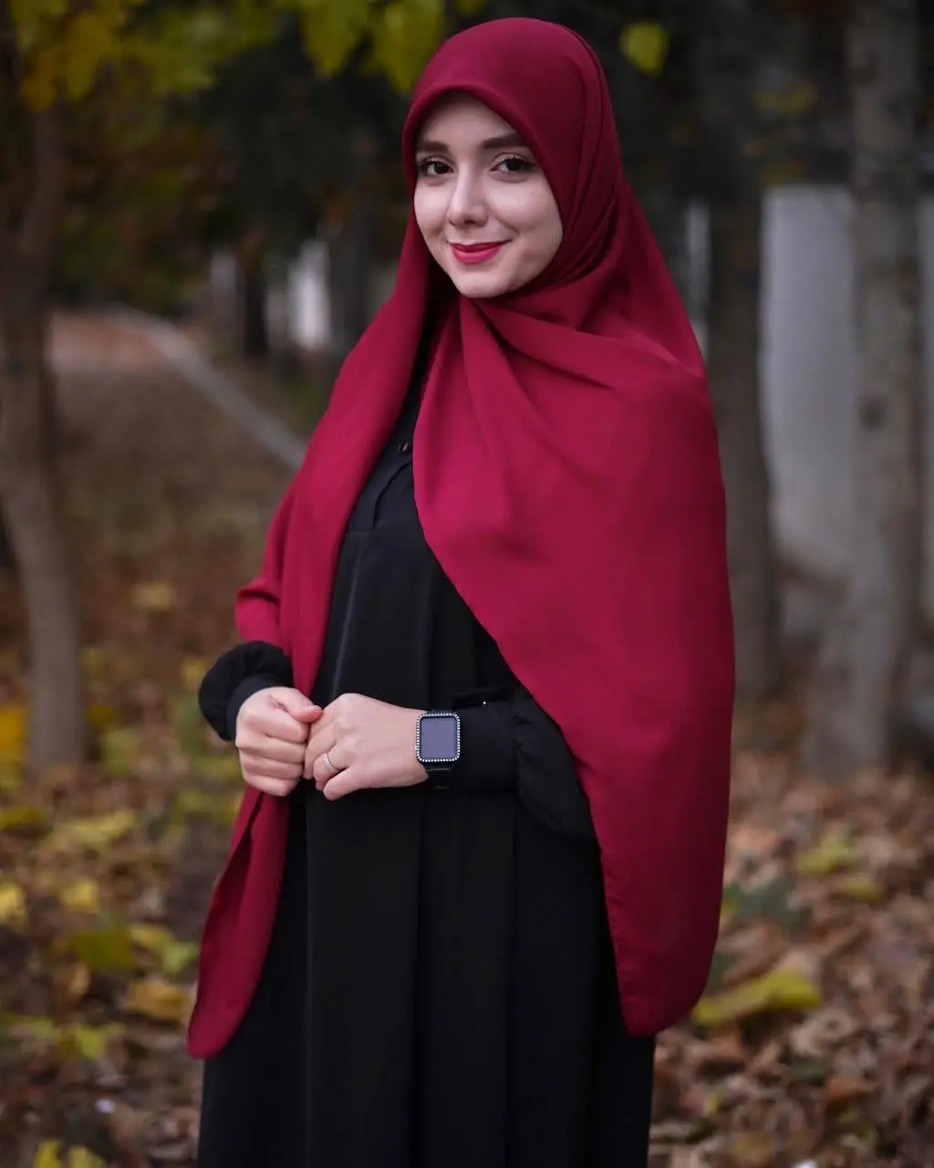 فکرشو بکن پاییز باشه و هوای قشنگش تو با این روسری زیبایی پاییز رو صدبرابر کنی♥️
