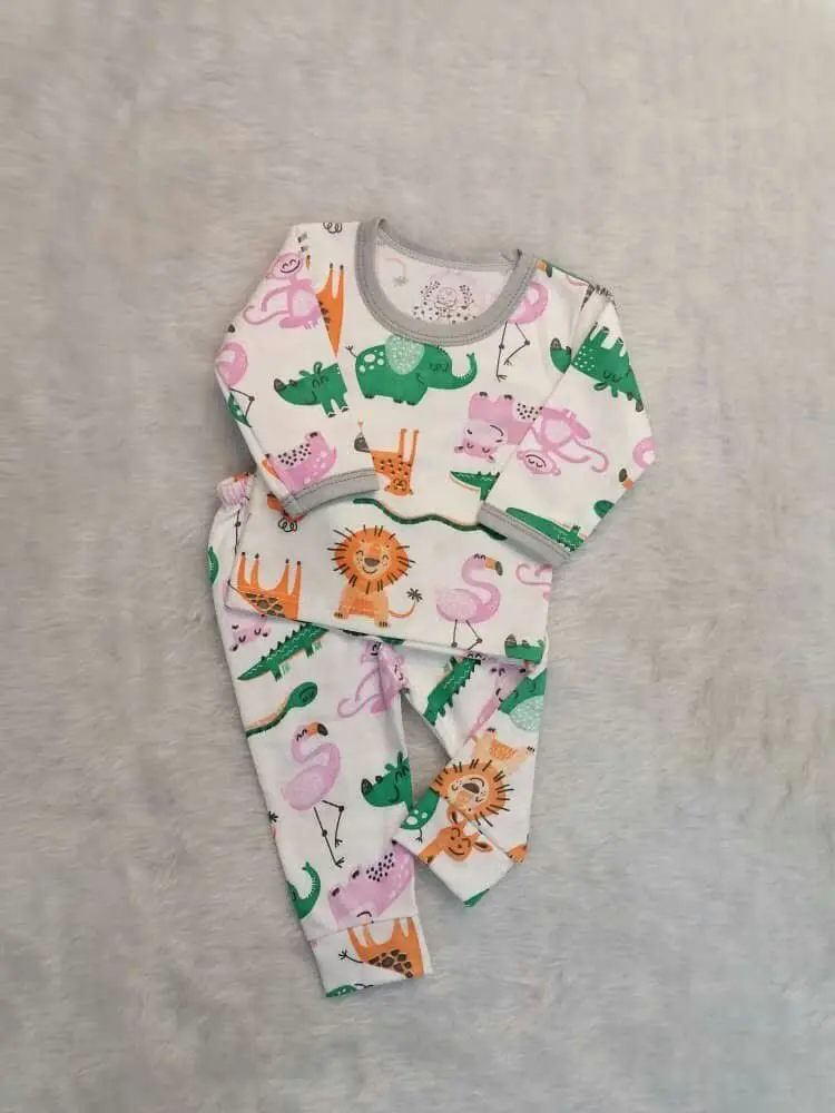 ✅بلوز و شلوار طرح حیوانات
