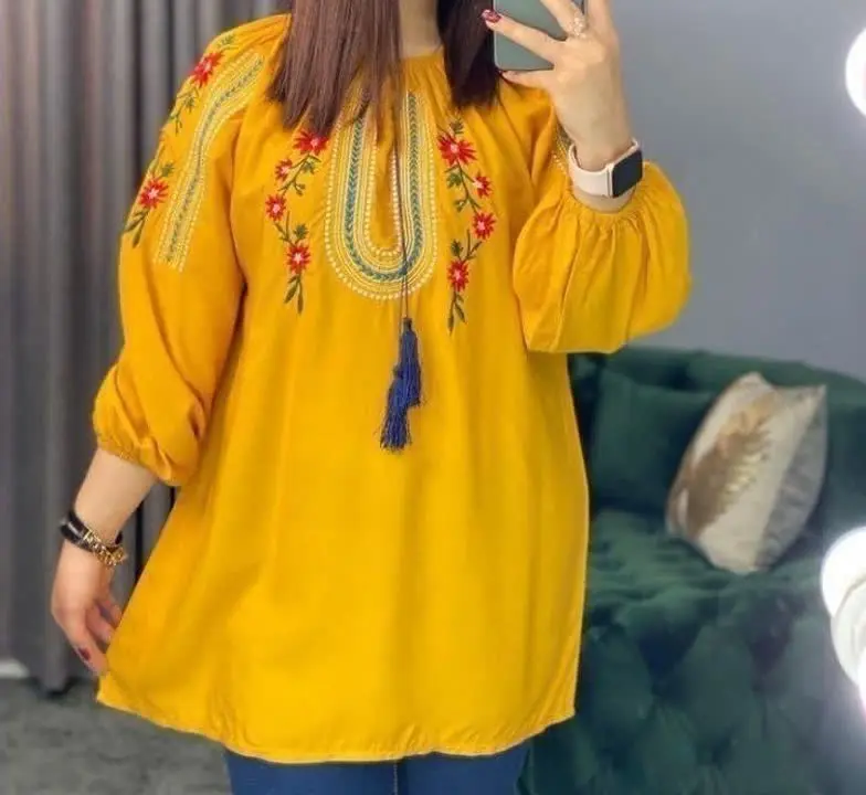 👚نام: شومیز گلدوزی ابروبادی ۵۰۳

