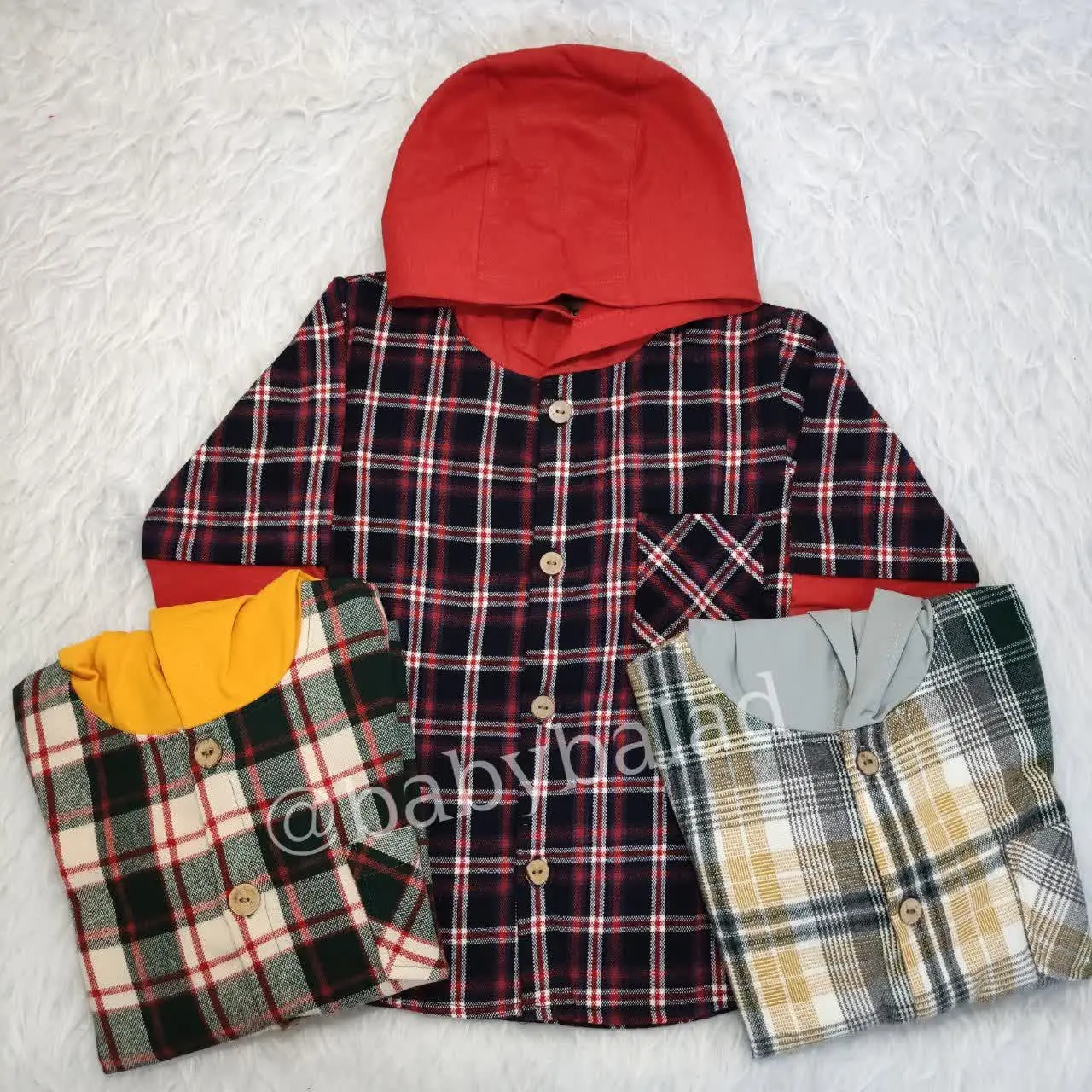 #هودی #پسرانه #اسپرت #ست_برادری چهارخونه با دوخت تمیز و تنخور شیک
