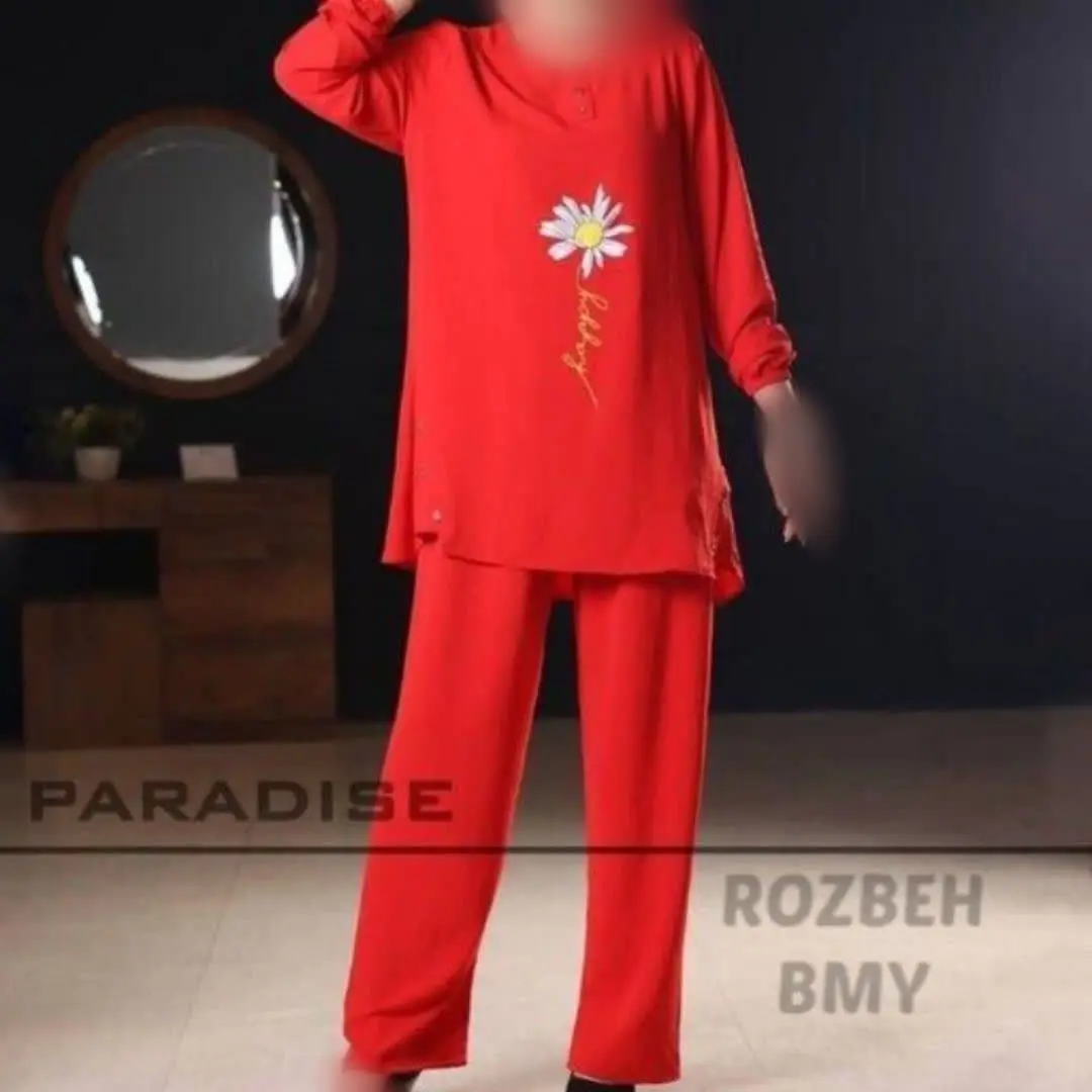 ست تونیک شلوار ابروبادی زنانه 😍
