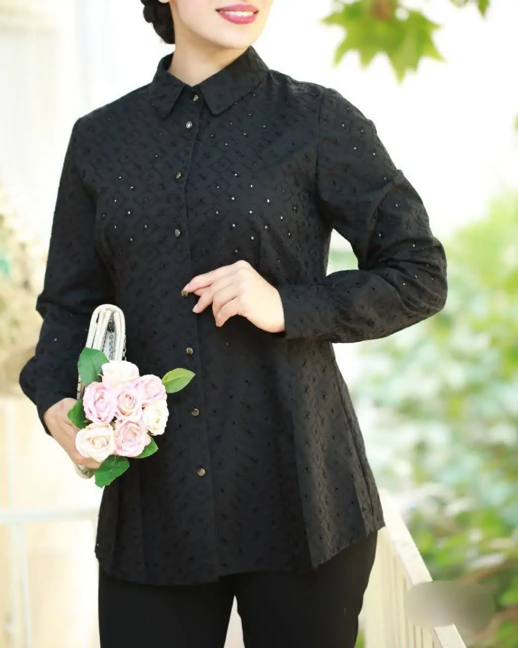 🖋 #شومیز مانتویی افرا 😍
