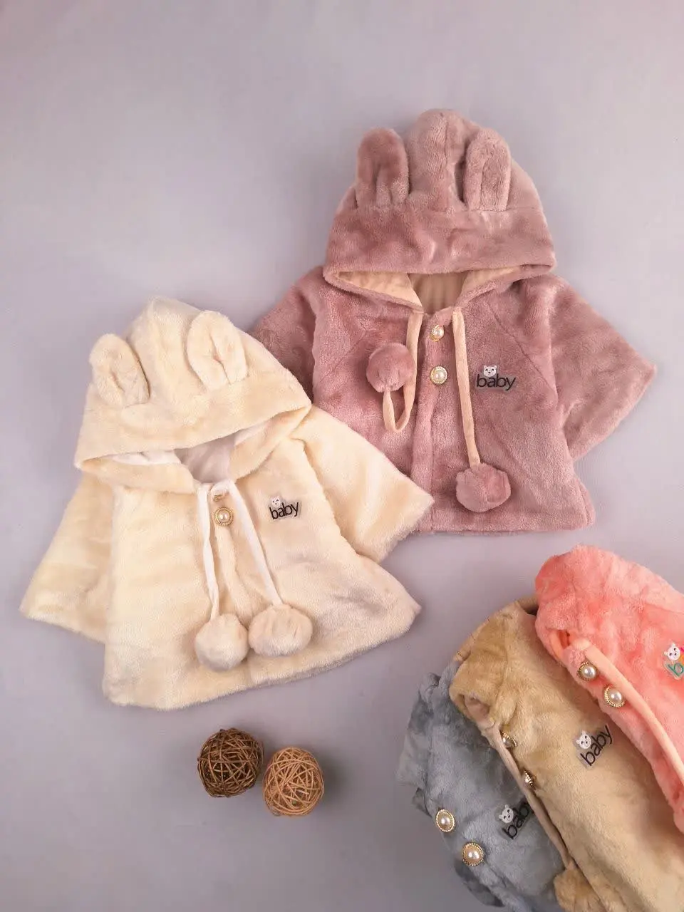 شنل خز توپک دار 😍