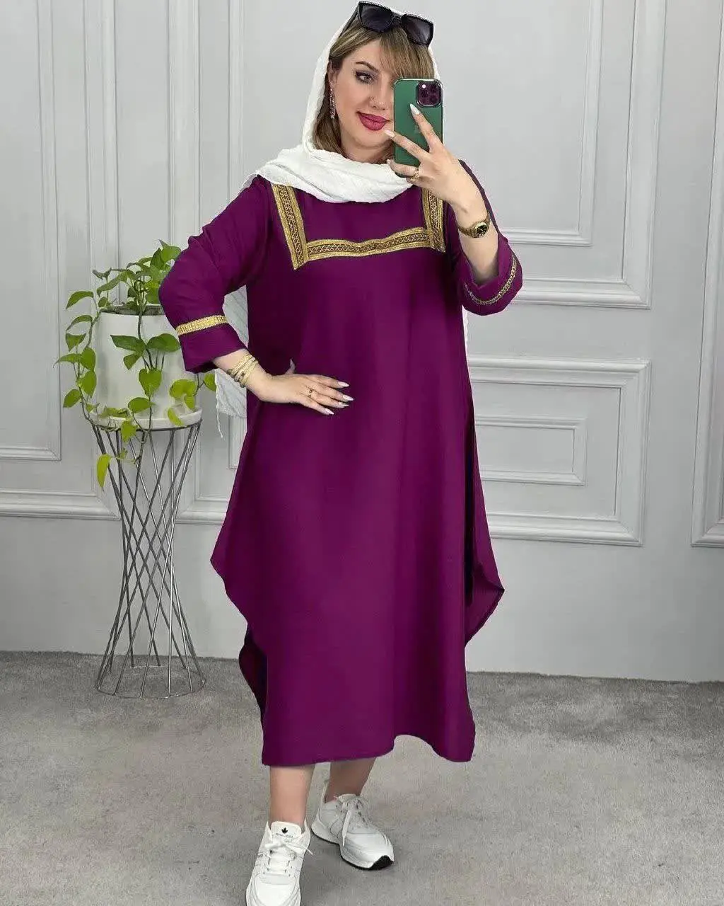 نام: پیراهن یراق طلایی مهتاب
