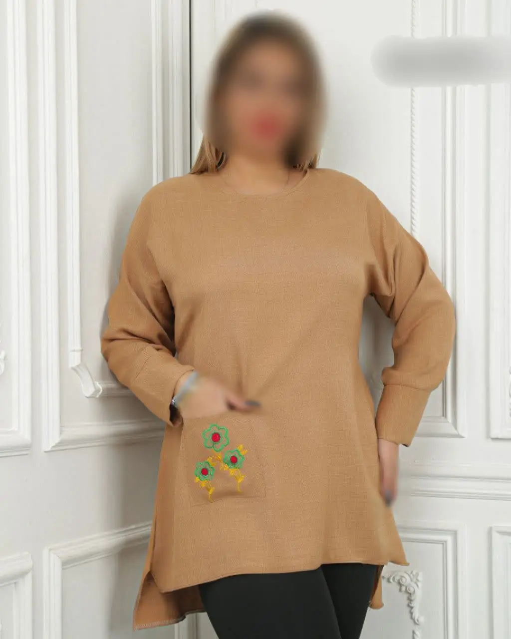 🌸 یه #تونیک بهاره ساده و شیک قواره دار مخصوص روزای گرم سال با تنخوری عالی برا قواره دارای عزیز ماهانی. 
