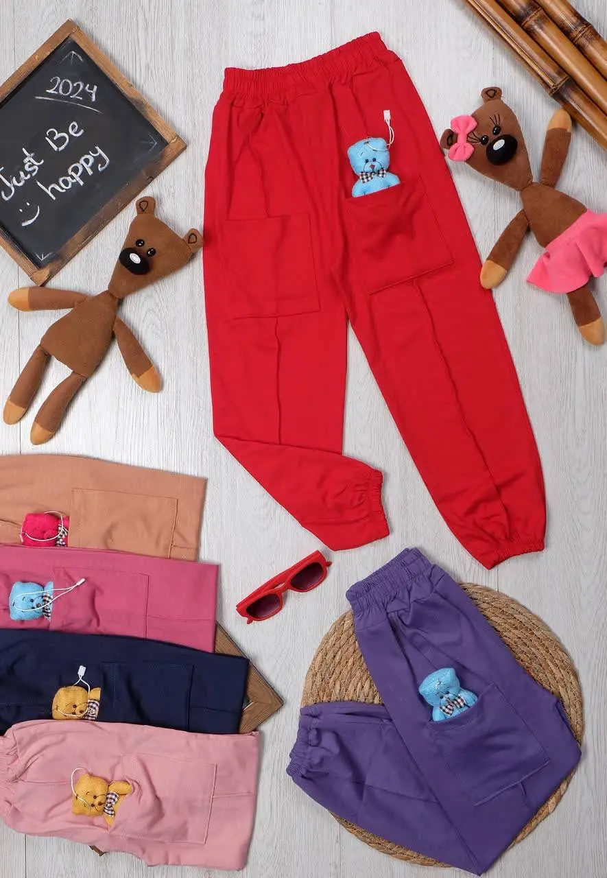 👫شلوار اسلش راحتی عروسکی👫
