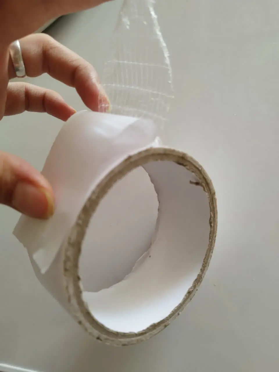 چسب دو طرفه بی رنگ 

