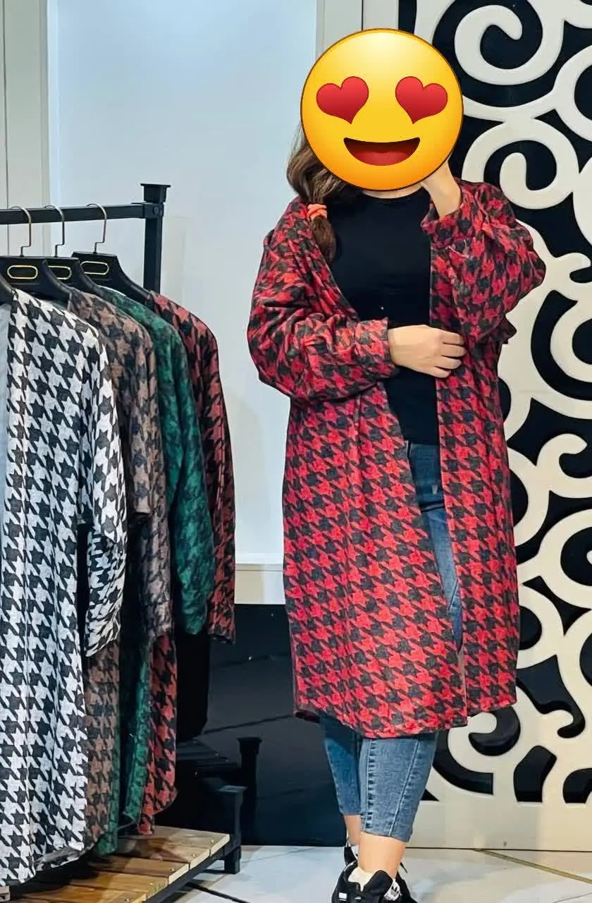 👚نام: مانتو طرح دار پاییزه
