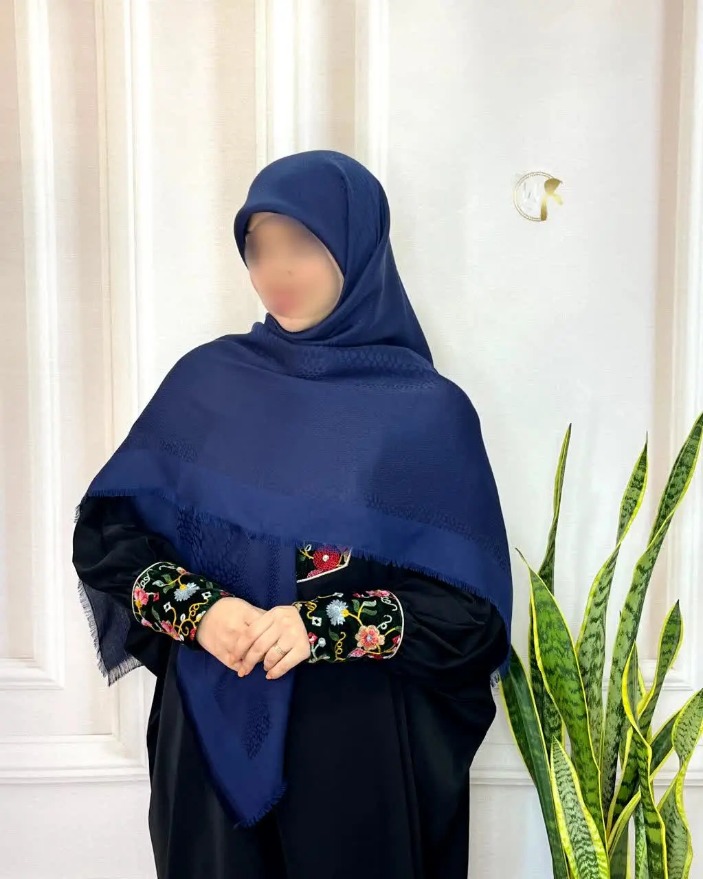 روسری ژاکارد پوست ماری 
