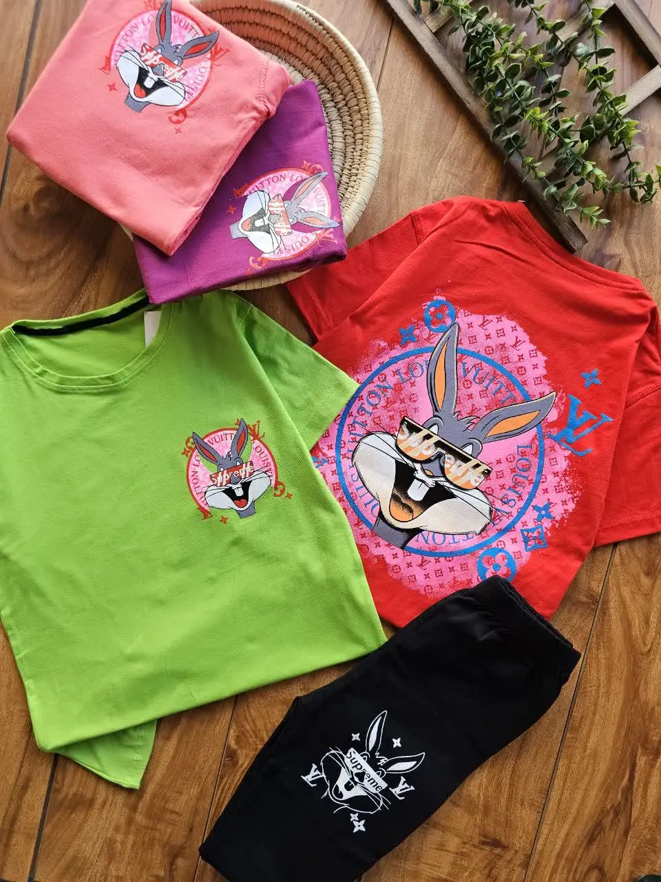 تیشرت و شلوارک دخترانه پانی
