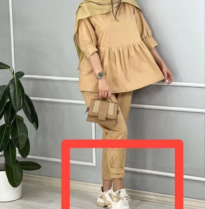 👚 نام: ست ابروبادی (شومیز ک شلوار) 
