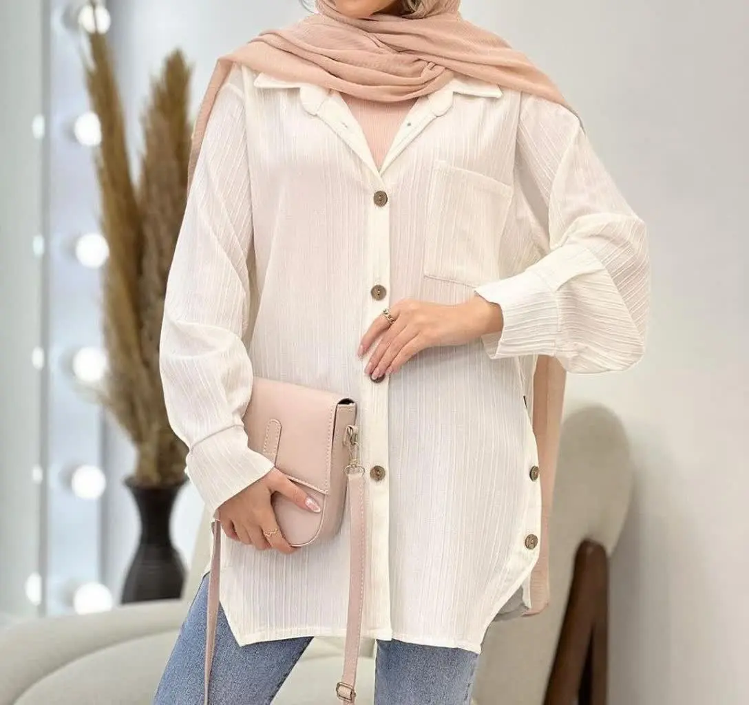 #شومیز کراش بغل دکمه
