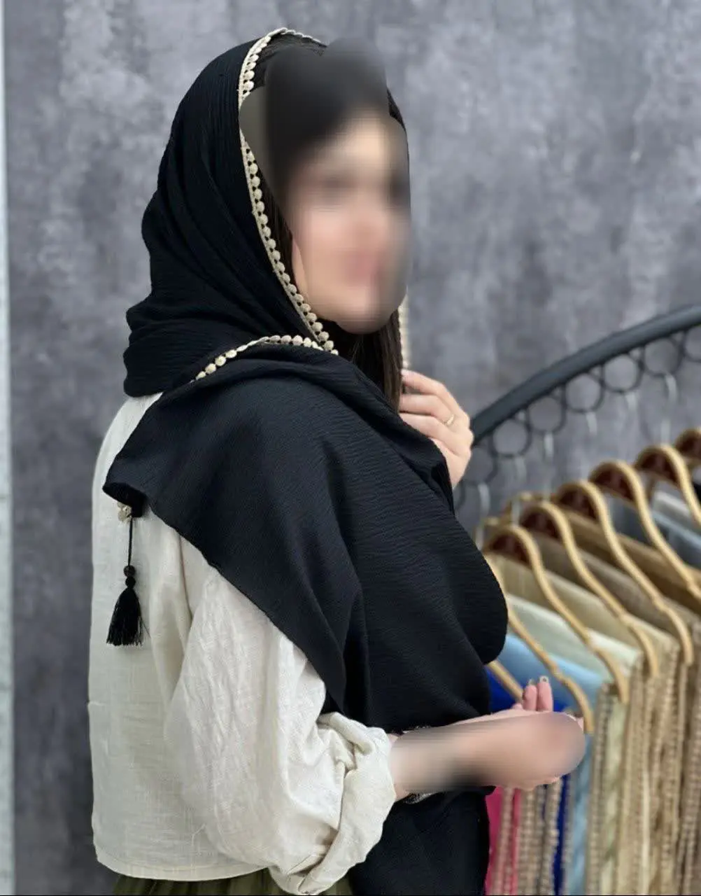 🌸 نام: شال جاذبه
