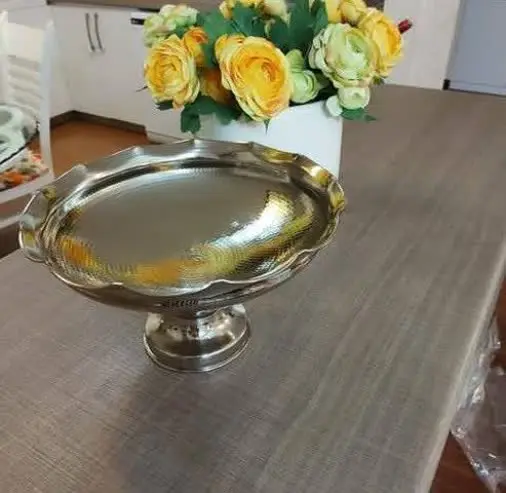 🌺 میوه‌خوری پایه دار مسی کروم🌺
