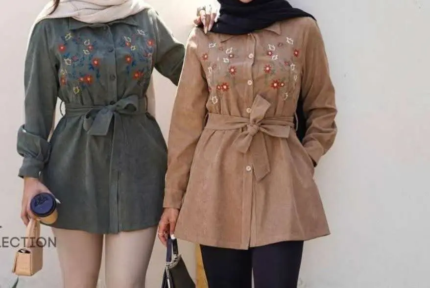 نام: مانتو گلدوزی پرگل
