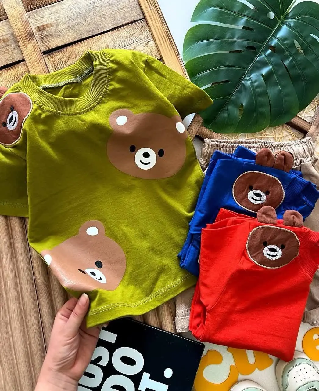 تیشرت شلوارک اسپرت تابستانی خرسی🐻

