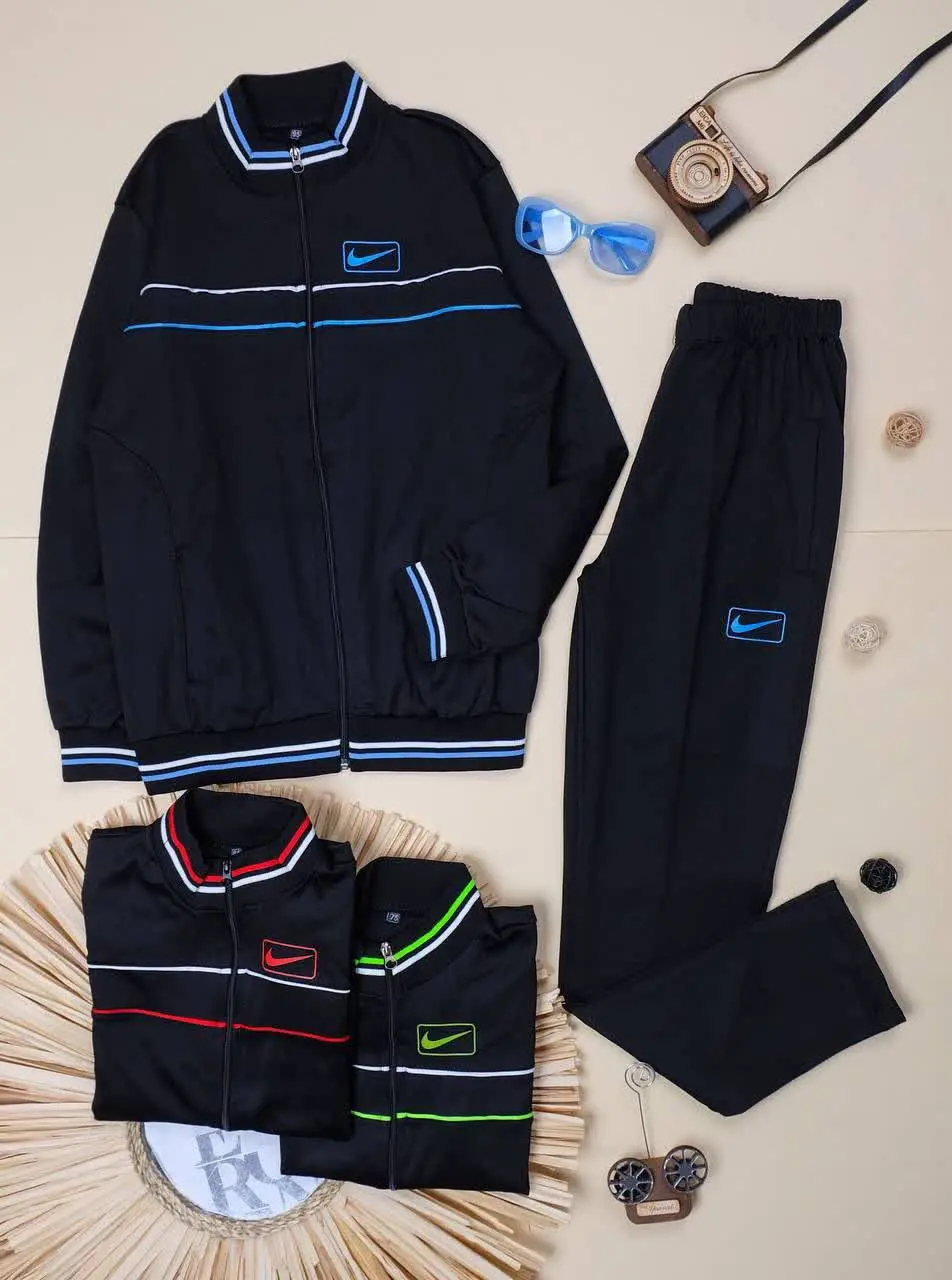 👕نام کالا: #سویشرت شلوار ورزشی پسرانه نایک نواردار
