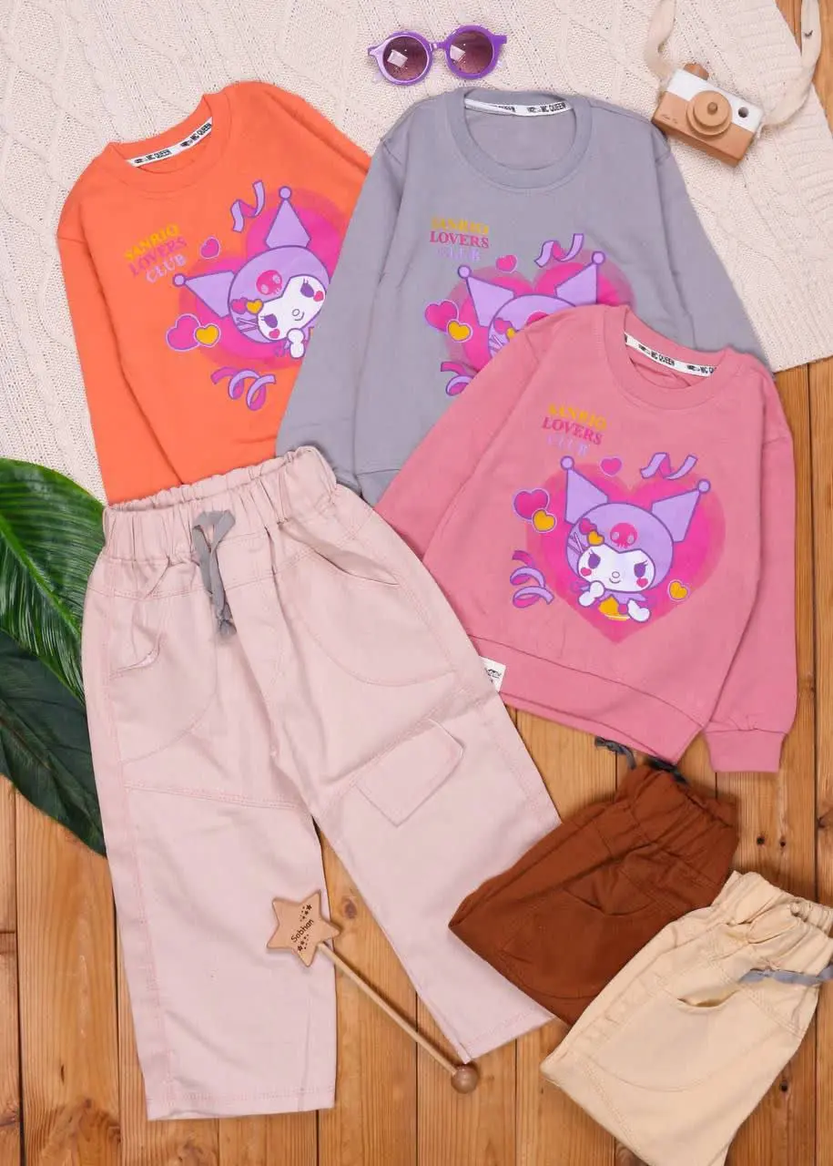 🎄بلوز شلوار کتان چاپ کرومی...