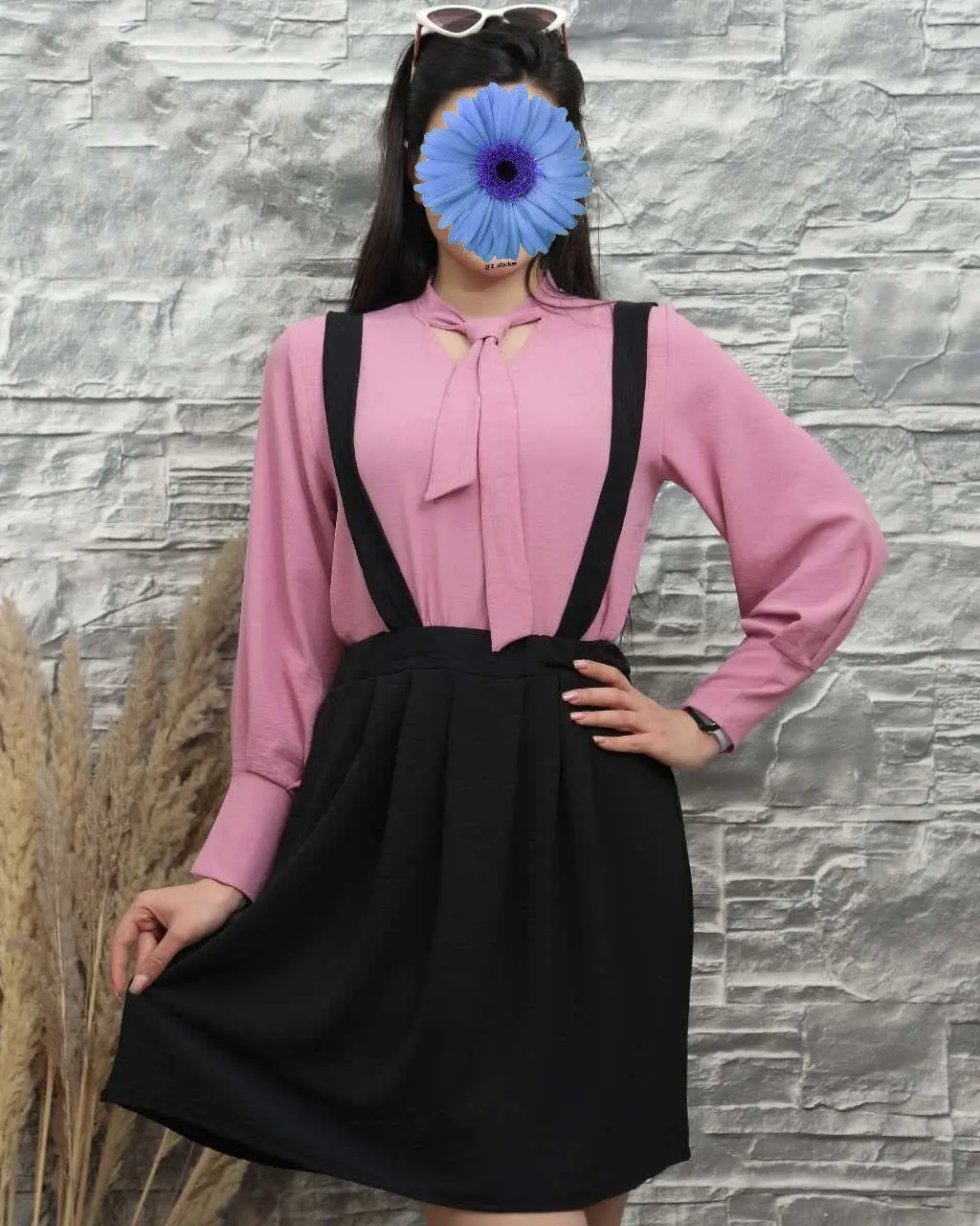 🌙نام: ست شومیز کراواتی و دامن ساسبندی
