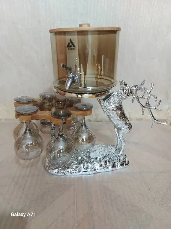 ⚜کلمن شوکا نقره‌ای شامپاینی
