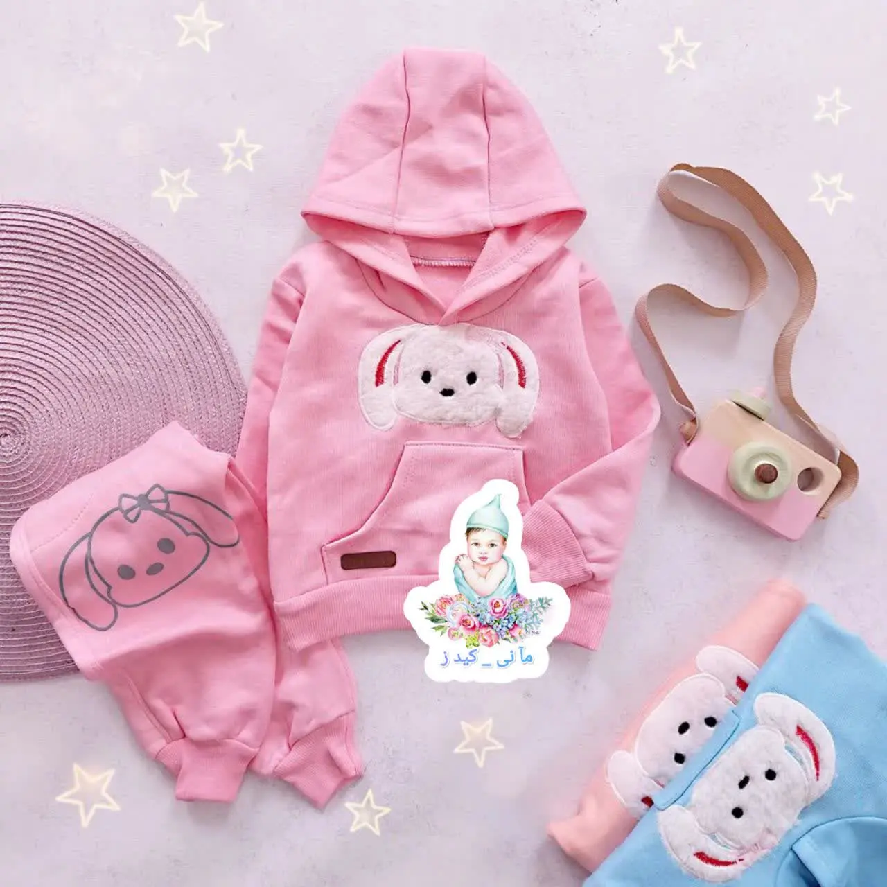 هودی شلوار توکرکی خرگوش پاپیونی 😍
