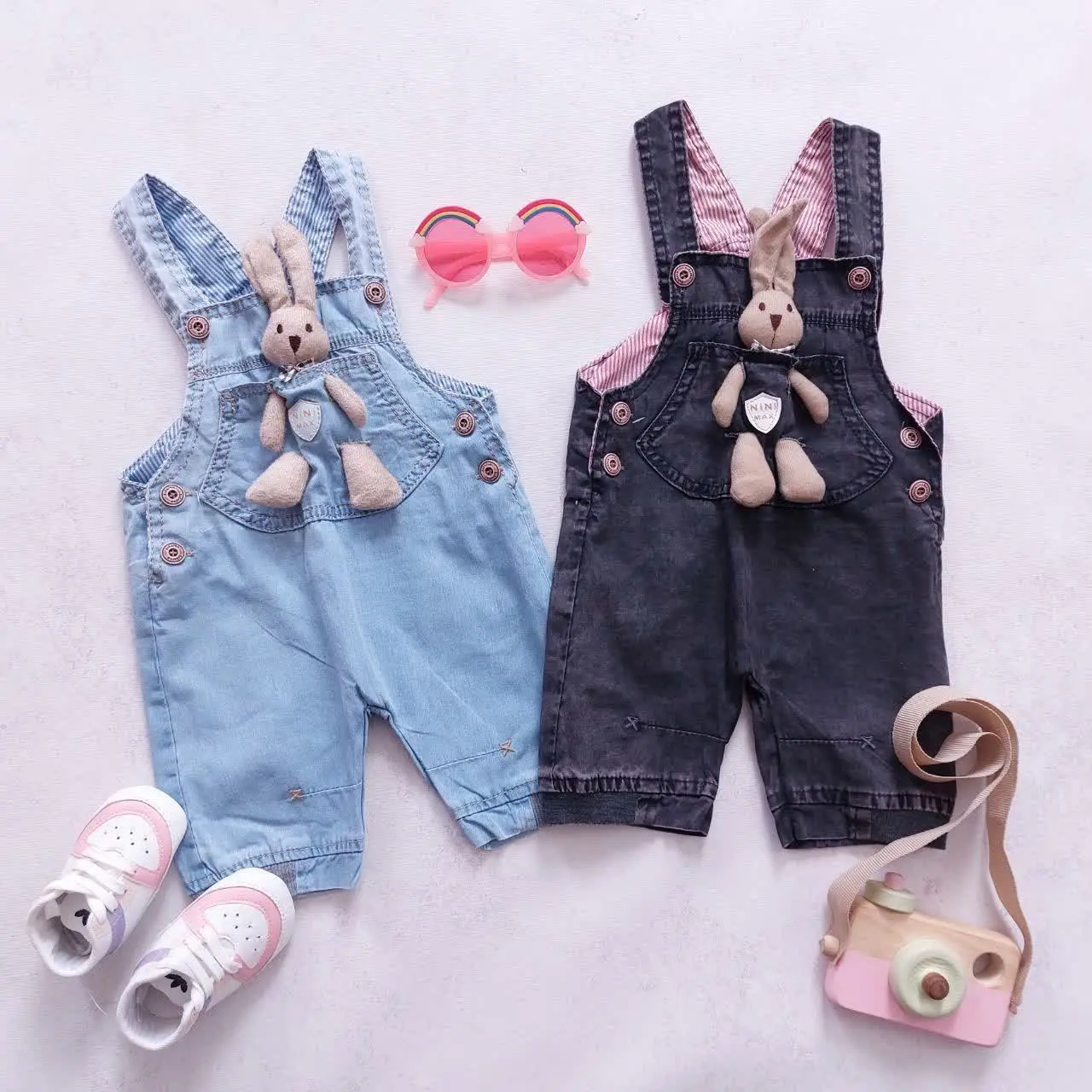 بیلر جین شلوارکی عروسکی خرگوشی
