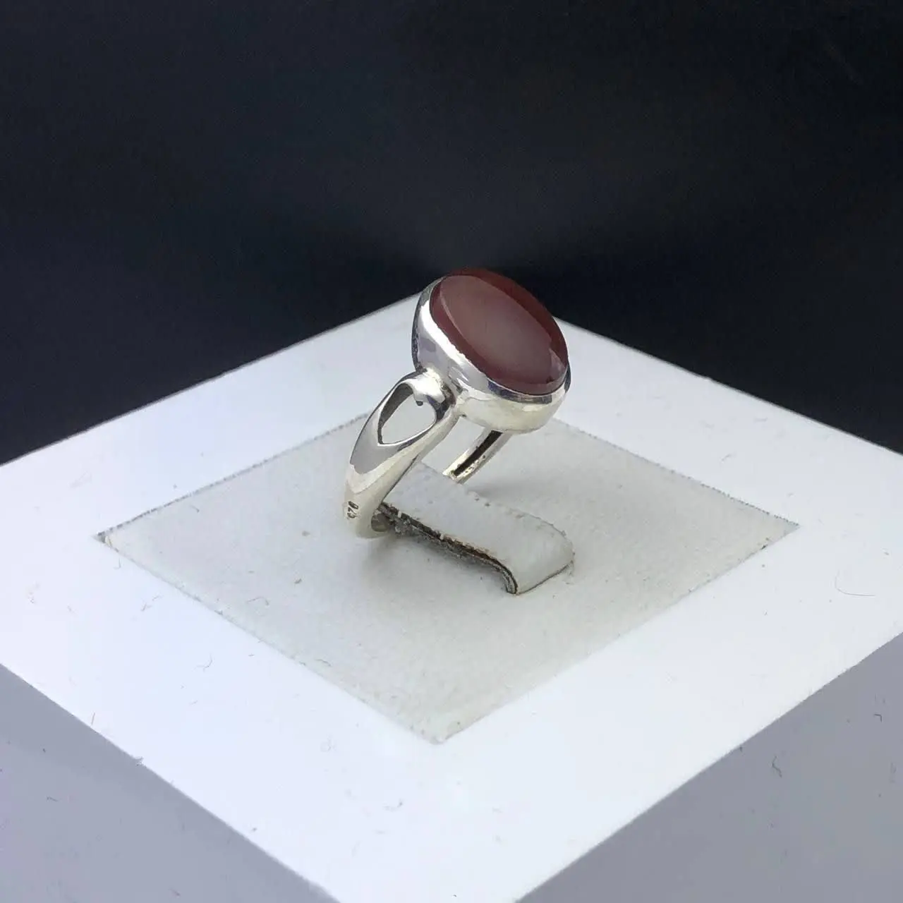 #انگشتر #نقره زنانه / مردانه رکاب مدل قلب پشت بسته و حرز دار 👌
