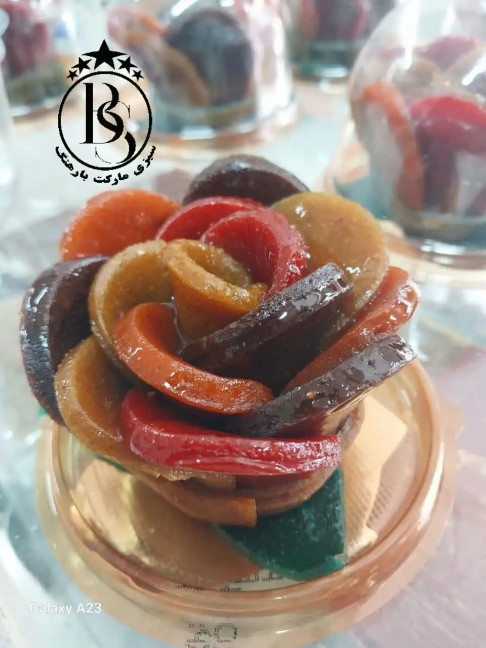 🌹• لواشک گل رز هفت رنگ سبزی‌مارکت بارهنگ 
