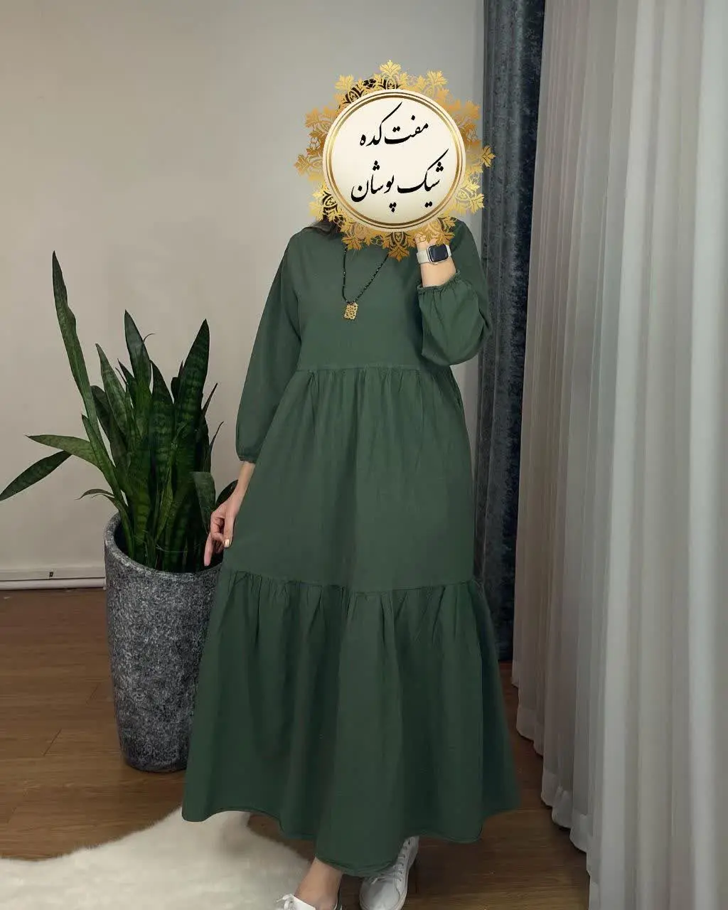 🖋نام: پیراهن مانتویی نگارین
