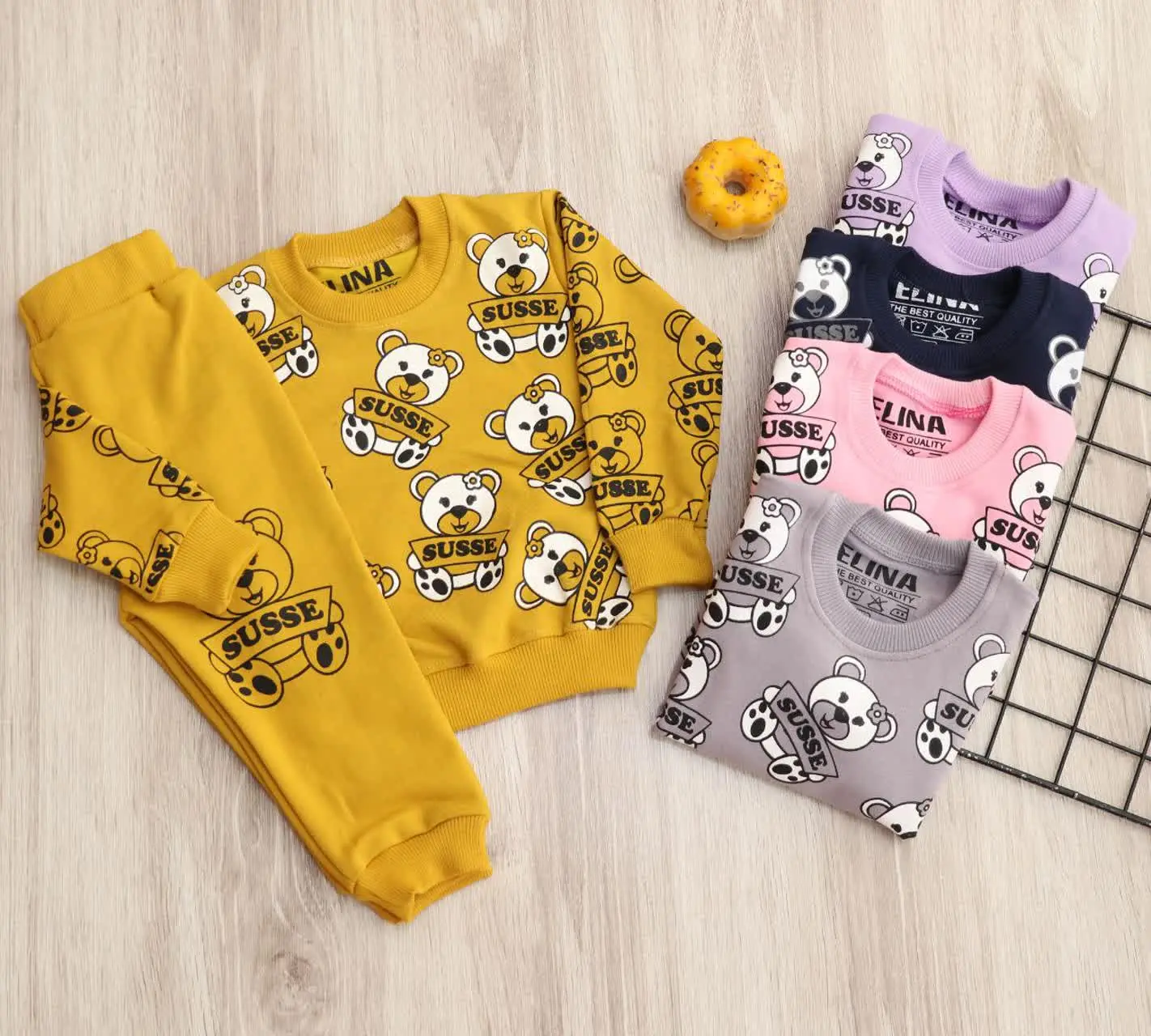 👚بلوز شلوار تدی دخترانه

