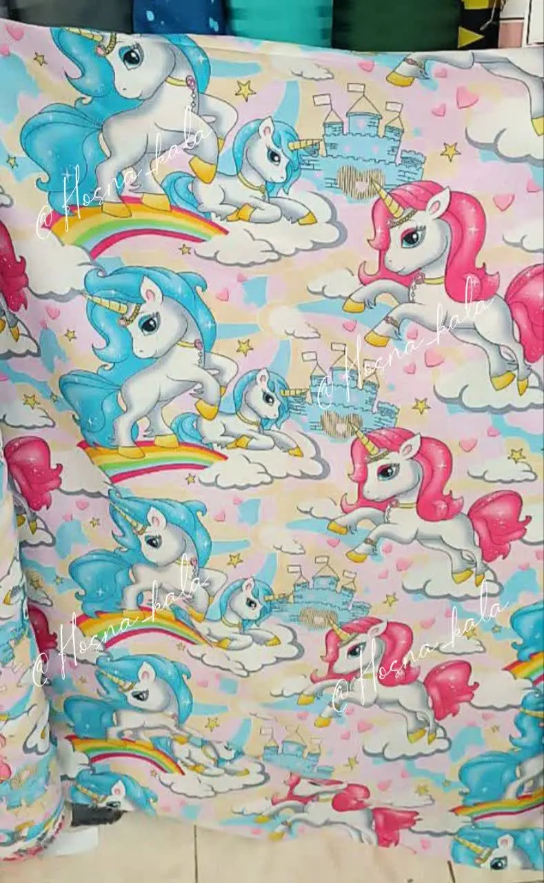 👆😍🦄طرح روتختی دخترانه یونیکورن اسب تک شاخ 
