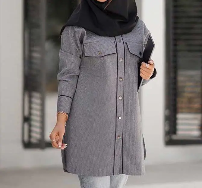 ⭕نام: مانتو دانشجویی صنم
