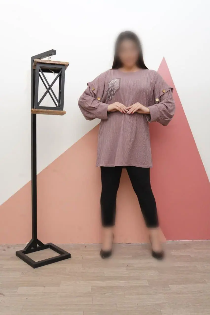 تونیک کیمونو نگین دار قواره دار
