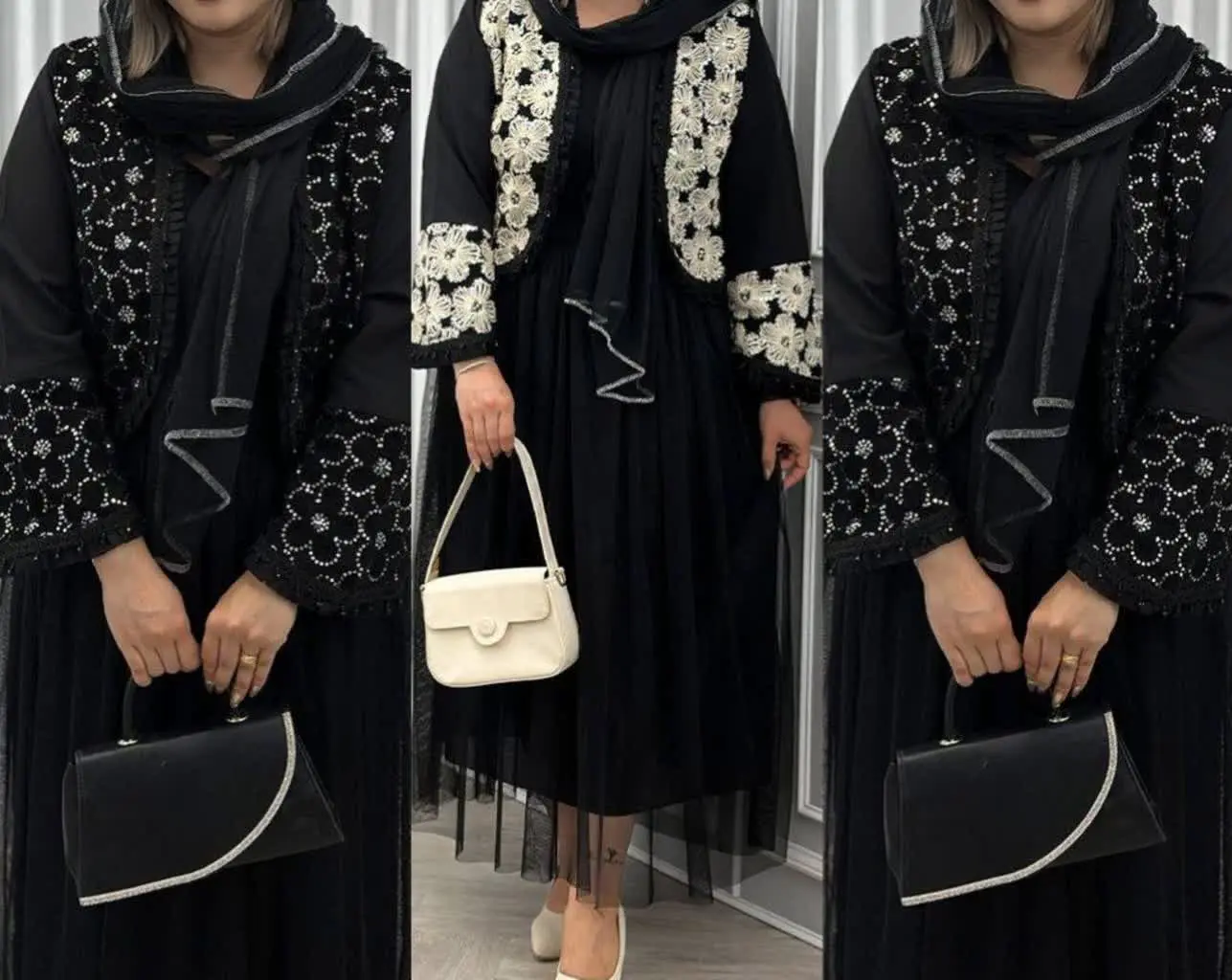 🔹نام: سه تیکه، کت، دامن، شال