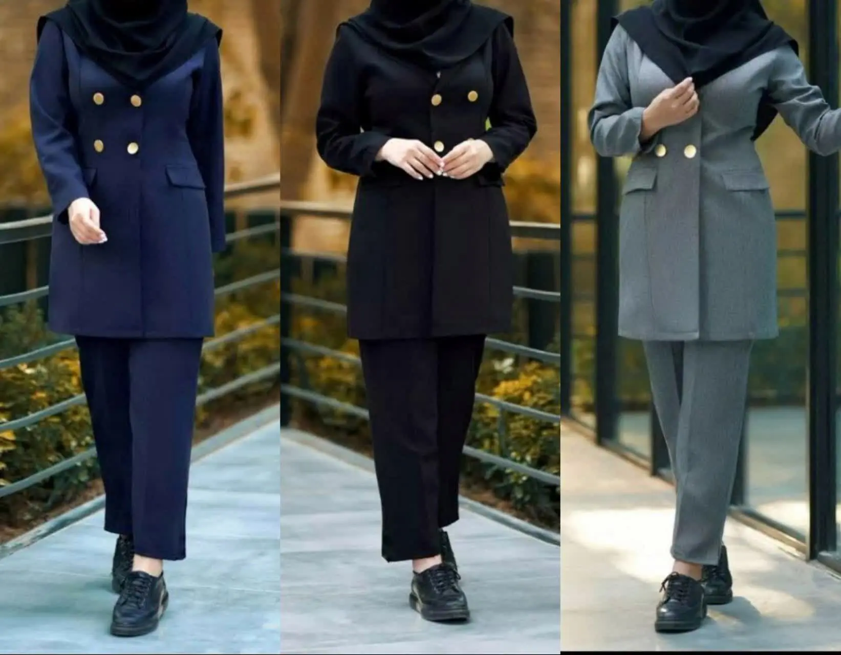 🍃نام: مانتو شلوار اداری فروزان
