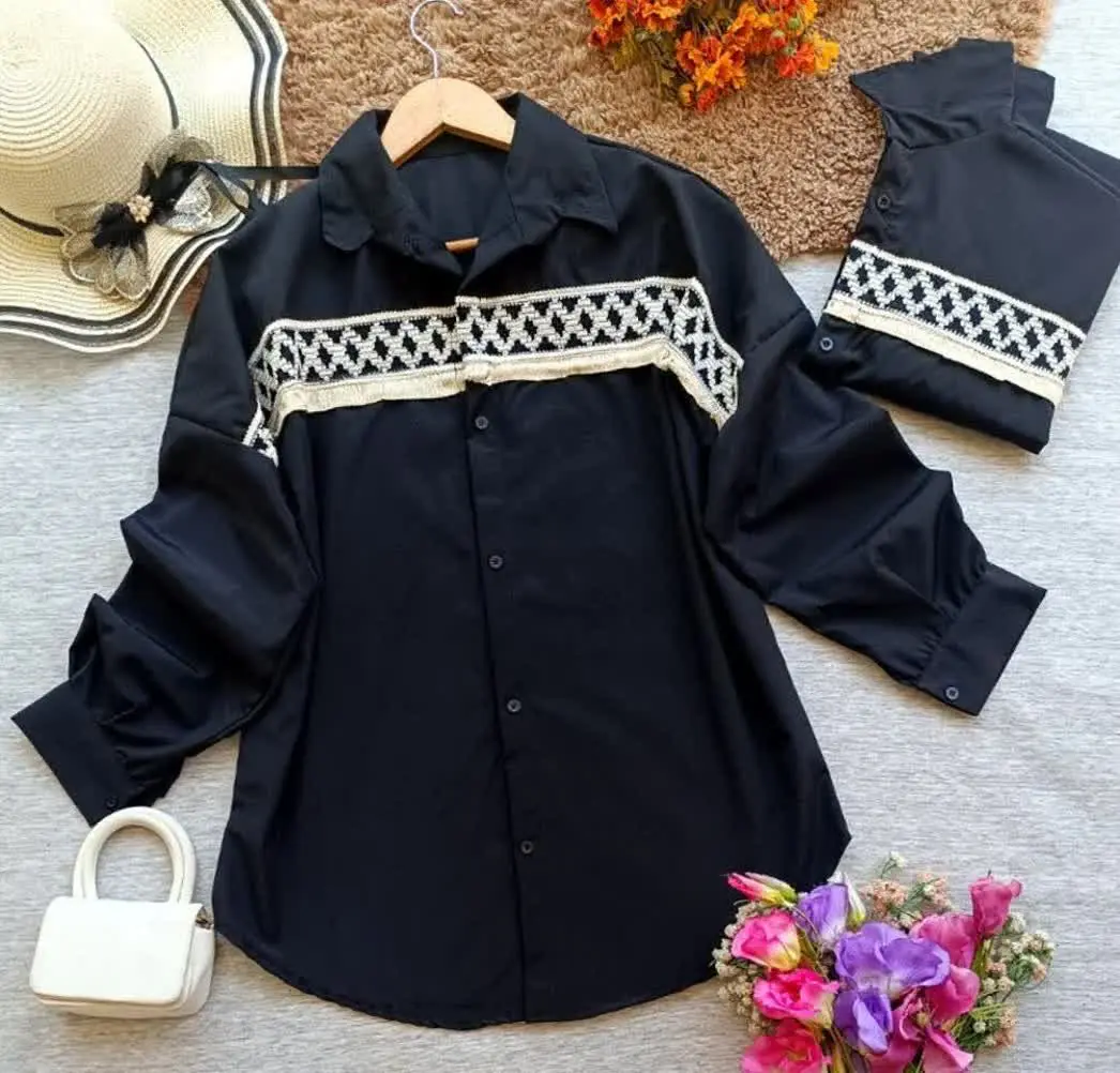 اخه مگه داریم شومیز مانتویی ب این دلبری 🤩کاملا سبک و خنک مناسب فصل 😍 👌نام: شومیز مانتویی هندی
