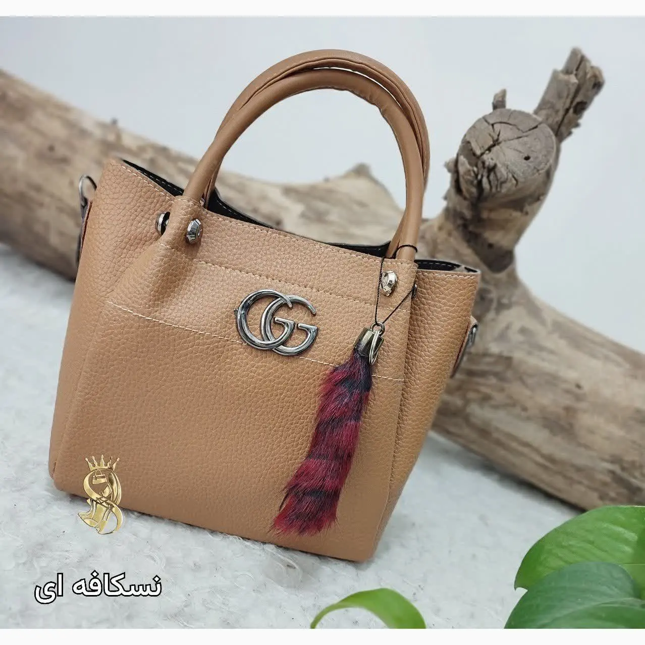 نام: 👛 کیف دستی و دوشی مدل گوچی خزدار 😍

