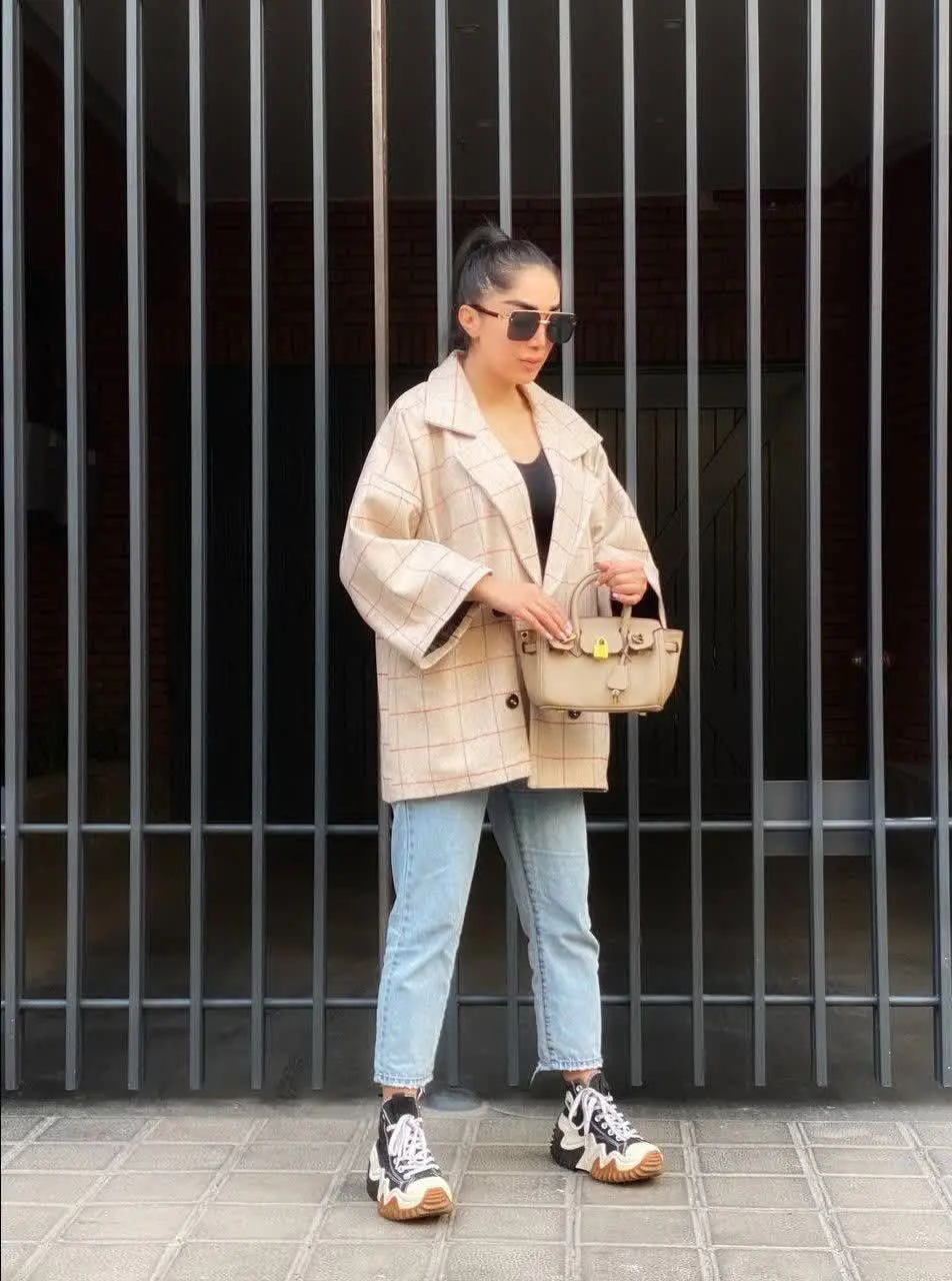 پالتو یقه انگلیسی آستر دارمد
