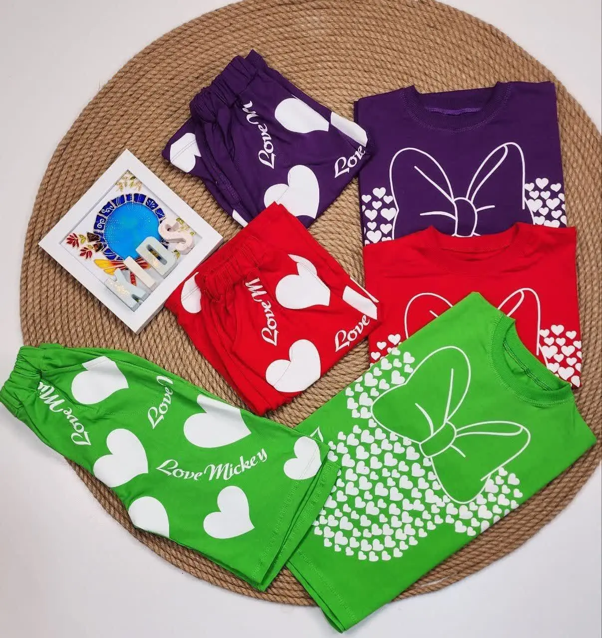 👚نام: ست تیشرت شلوارک قلب
