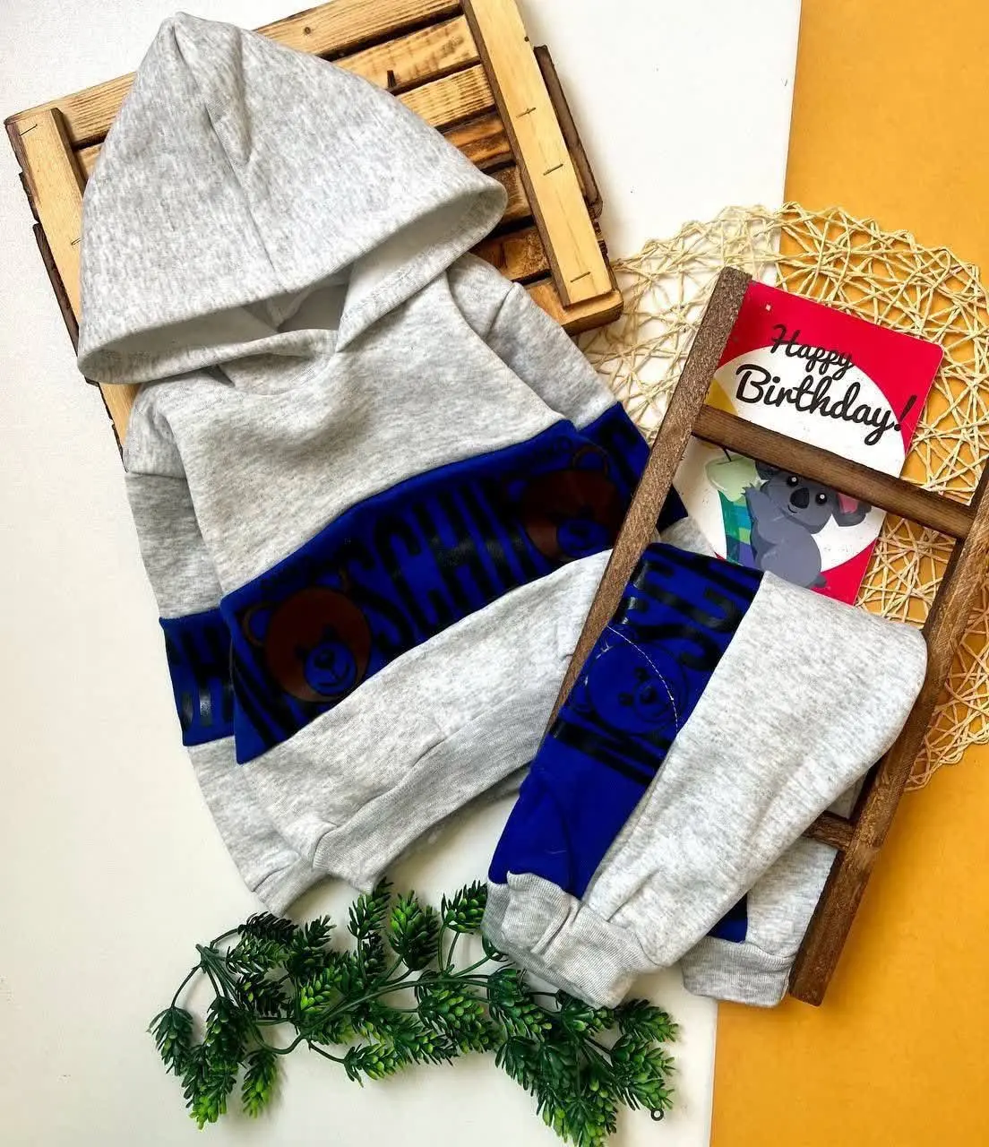 هودی شلوار جذاب تدی
