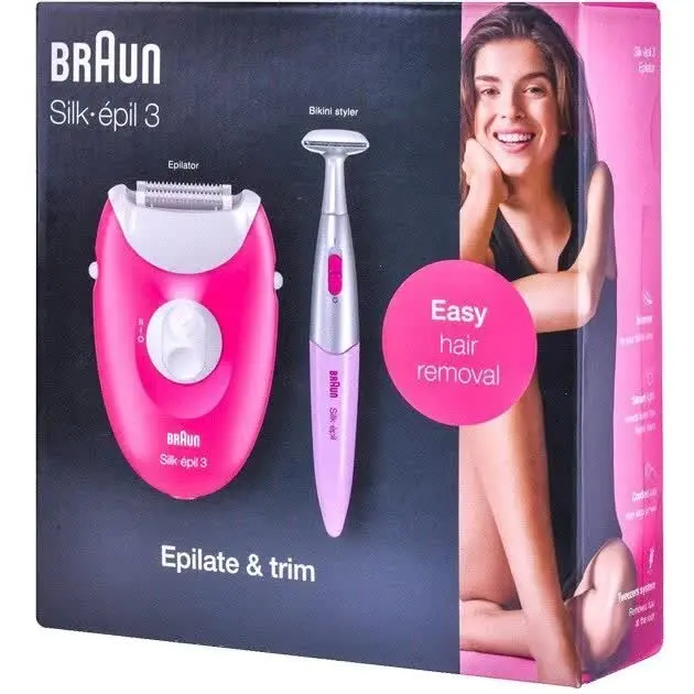 🟢 اپیلاتور براون مدل Silk-Epil ۳ مدل ۳۴۲۰ برند آلمان
