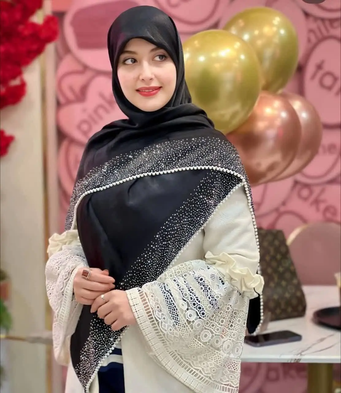 ❣نام: روسری نگین مروارید
