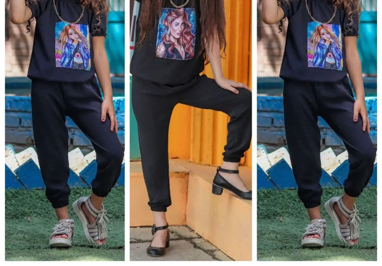 👚نام: شومیز شلوار ابروبادی
