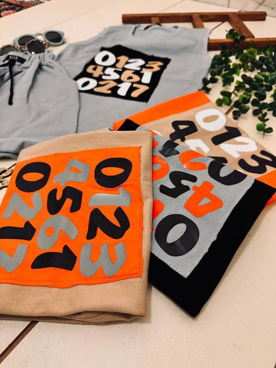 🔮تاپ و شلوارک اسپرت طرح نامبر🔮
