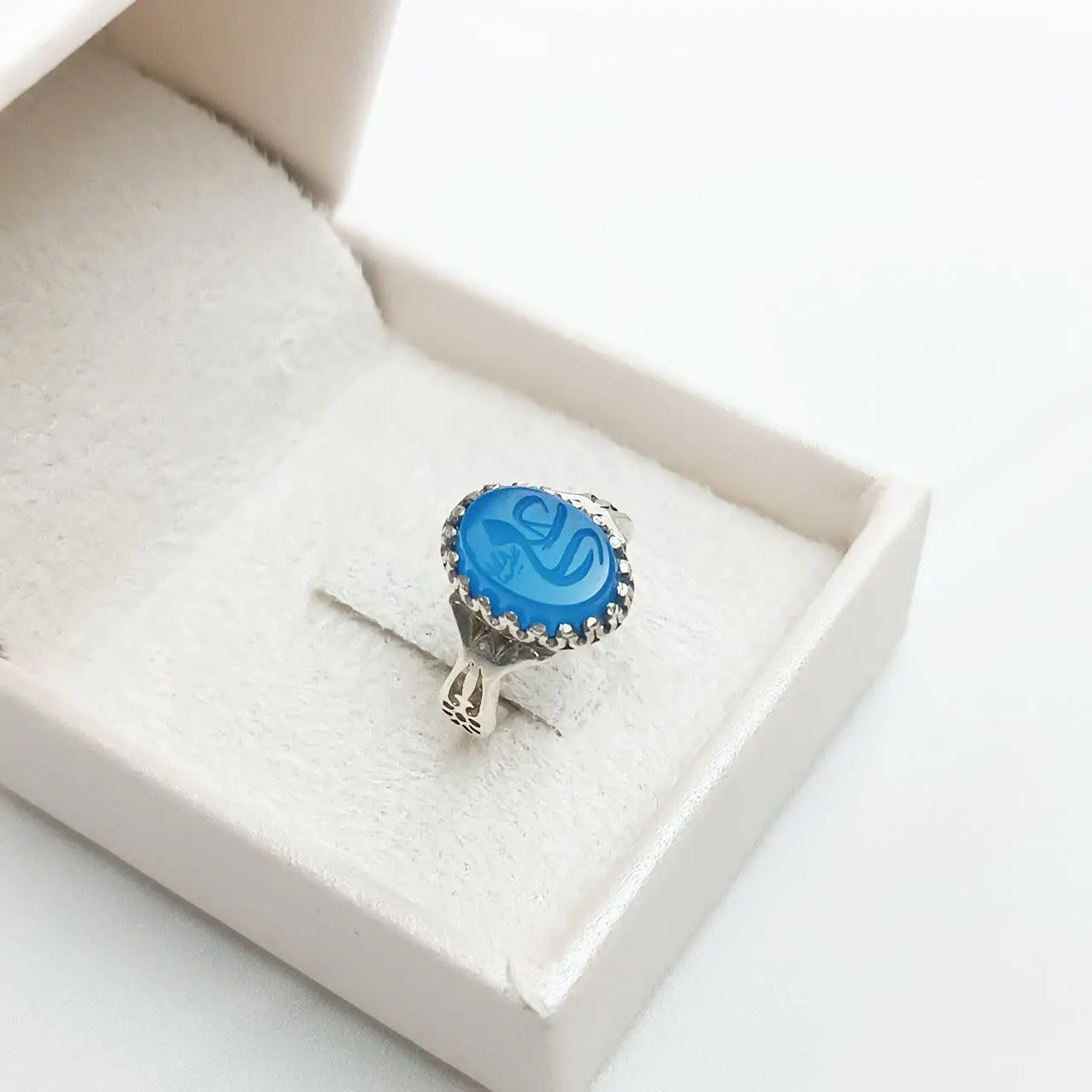 انگشتر نقره زنانه نیزه ای