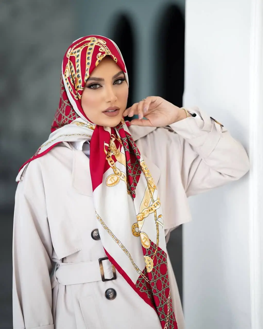 اگه یه روسری لاکچری و شیک میخوای 👇👇👇😍👌
